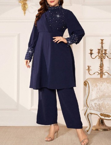 Compleu SHEIN CURVE, bleumarin