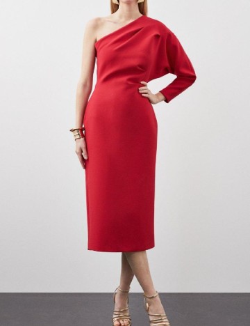 Rochie medie Karen Millen, rosu