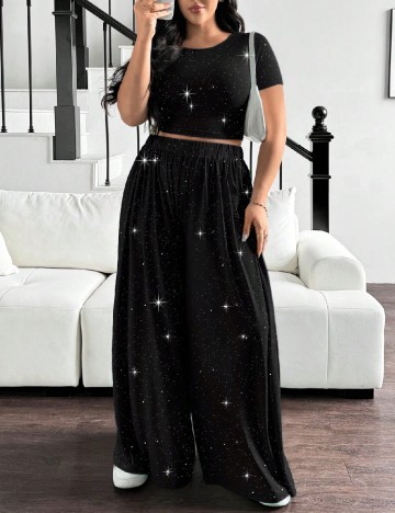 Compleu SHEIN CURVE, negru