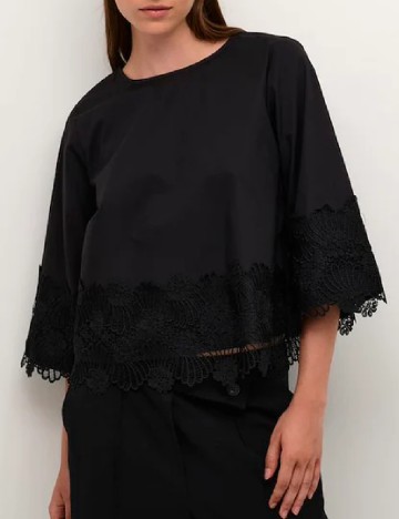 Bluza Karen By Simonsen, negru