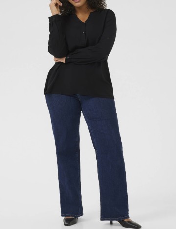 Bluza Kaffe Curve, negru