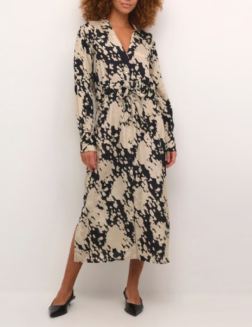 Rochie medie Kaffe, bej