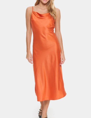 Rochie lunga Saint Tropez, portocaliu