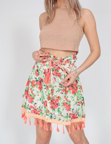 Fusta Savage Culture, floral, XL