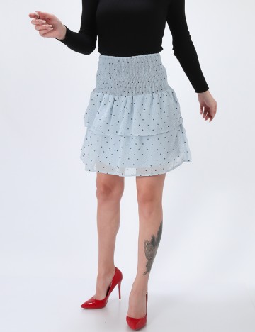 Fusta Pieces, albastru, XS