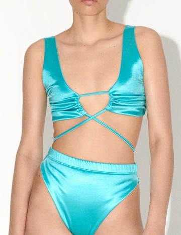 Sutien de baie Reserved, bleu, S