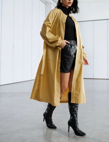 Trench SHEIN, bej, XS