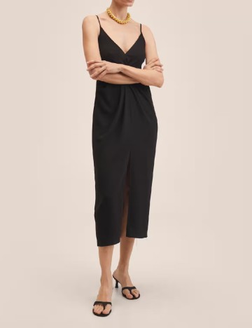 Rochie medie Mango, negru