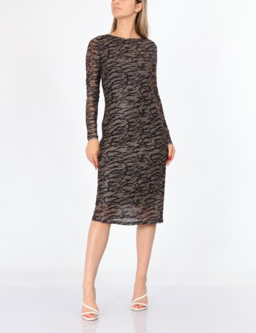 Rochie medie SisterS point, maro