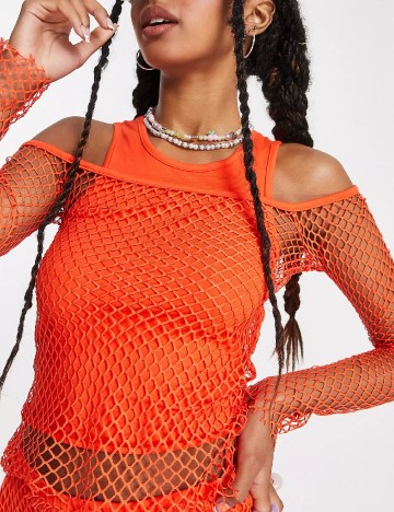 Top COLLUSION, portocaliu