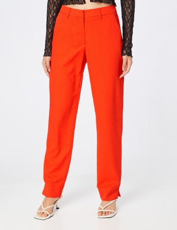 Pantaloni Pieces, portocaliu