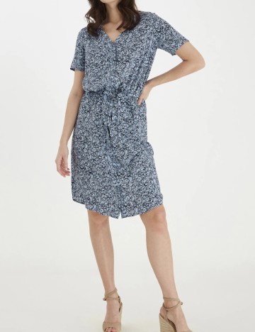 Rochie scurta Fransa, albastru