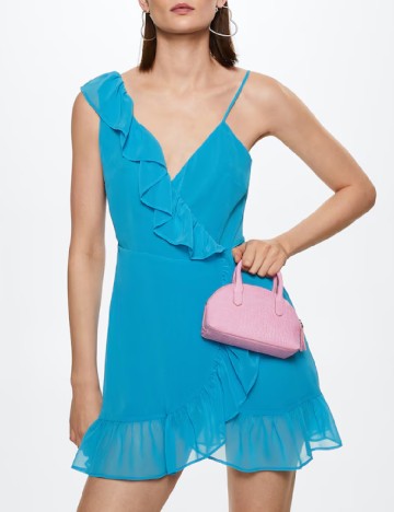 Rochie scurta Mango, albastru