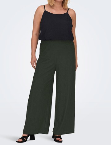 Pantaloni Only Carmakoma, verde