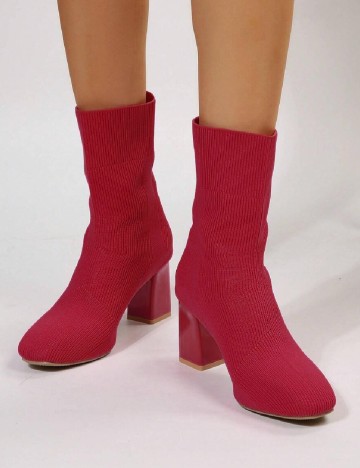 Botine SHEIN, rosu