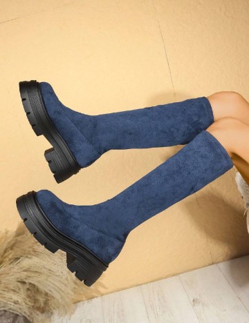 Cizme SHEIN, bleumarin