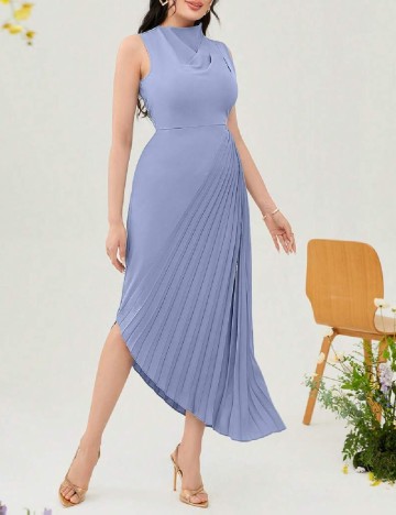 Rochie medie SHEIN, albastru