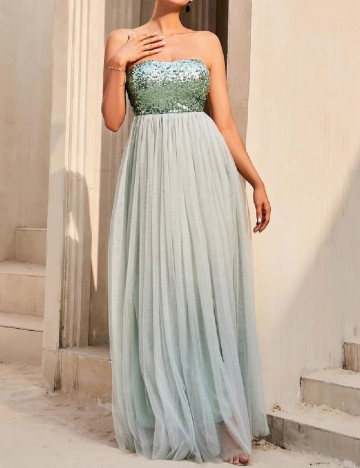 Rochie lunga SHEIN, verde