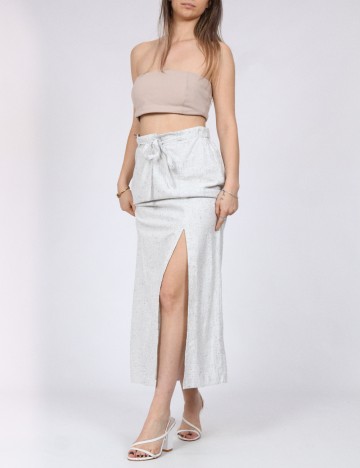 Fusta Vero Moda, gri