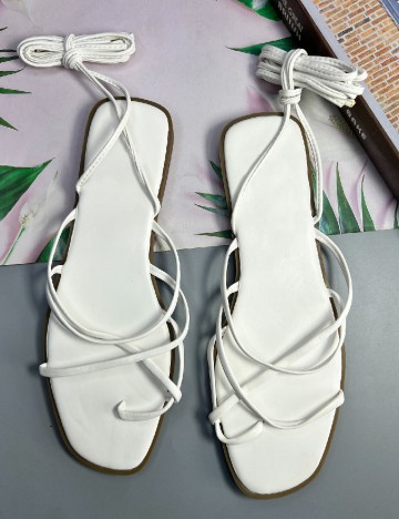 Sandale SHEIN, alb