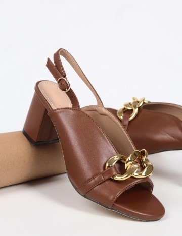 Sandale SHEIN, maro