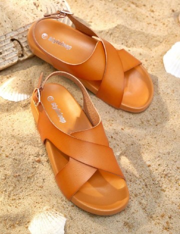 Sandale SHEIN, portocaliu