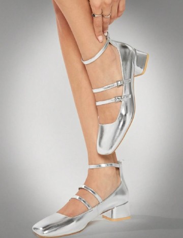 Pantofi SHEIN, argintiu