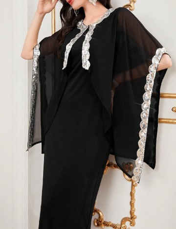 Rochie lunga SHEIN, negru