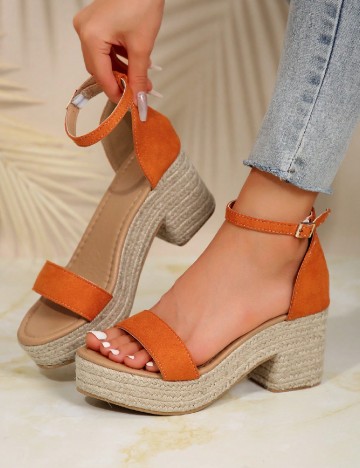 Sandale SHEIN, portocaliu