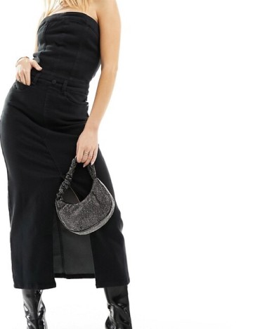 Rochie medie Waven, negru