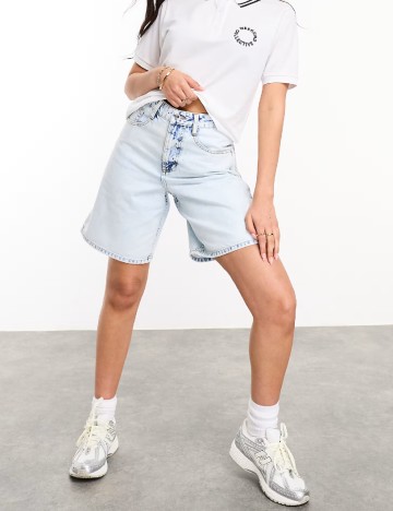 Pantaloni scurti ASOS, albastru