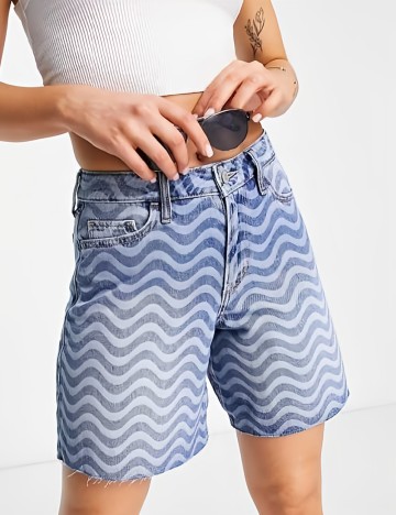 Pantaloni scurti Hollister, albastru