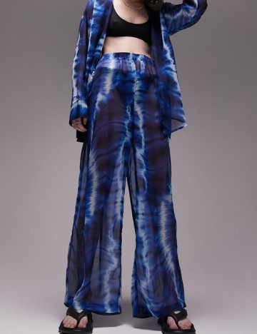 Pantaloni de plaja Top Shop, albastru