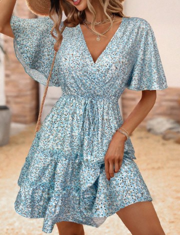 Rochie scurta SHEIN, albastru