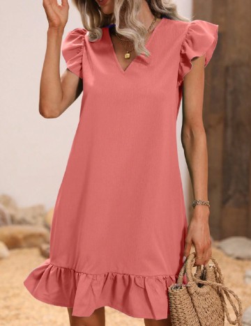 Rochie scurta SHEIN, roz