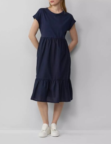 Rochie medie s.Oliver, bleumarin inchis
