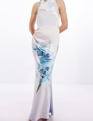 Rochie lunga Karen Millen, mix culori