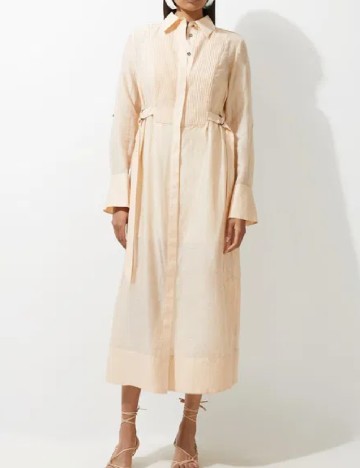 Rochie medie Karen Millen, crem