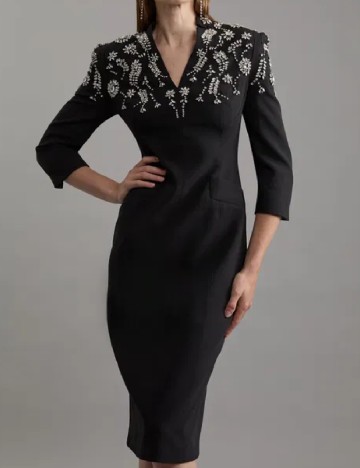 Rochie medie Karen Millen, negru