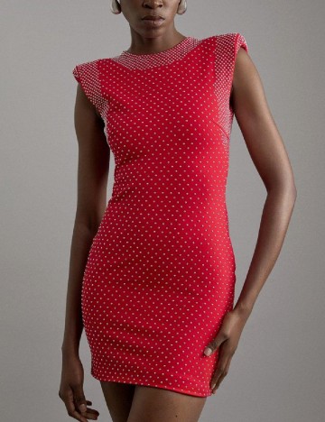 Rochie scurta Karen Millen, rosu