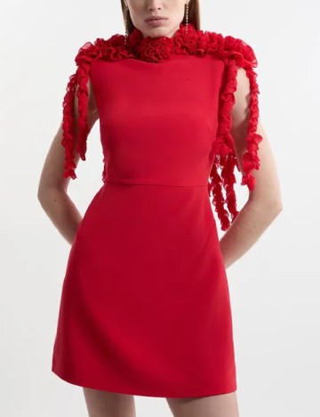 Rochie scurta Karen Millen, rosu