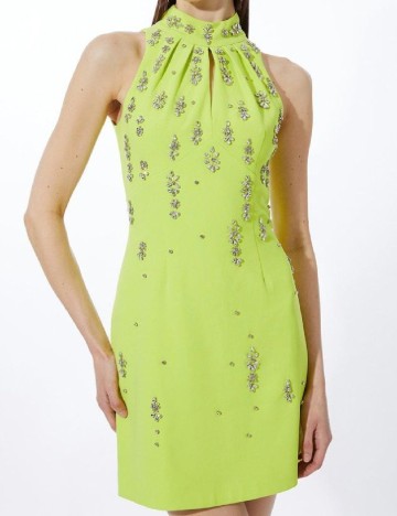 Rochie scurta Karen Millen, verde