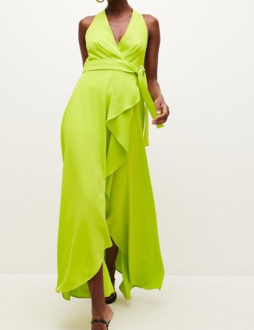 Rochie lunga Karen Millen, verde