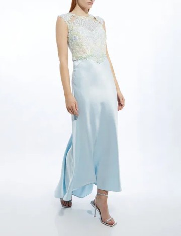Rochie lunga Karen Millen, bleu