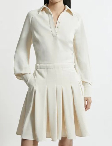 Rochie scurta Karen Millen, ecru