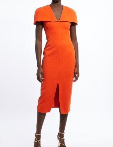 Rochie medie Karen Millen, portocaliu