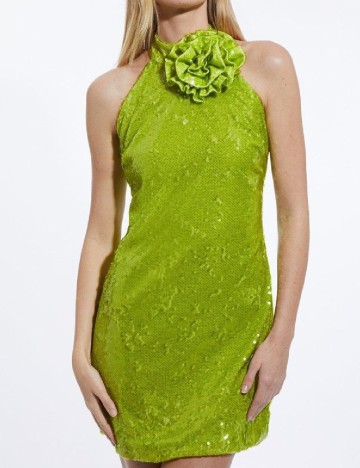 Rochie scurta Karen Millen, verde