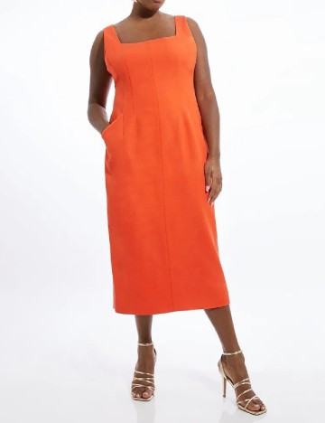 Rochie medie Karen Millen, portocaliu