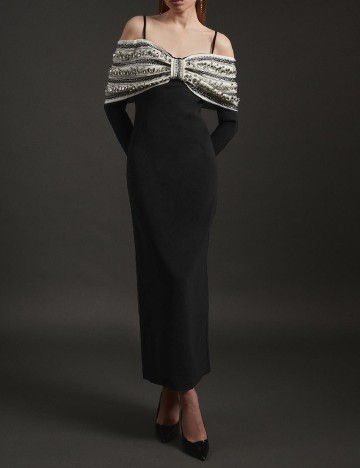 Rochie lunga Karen Millen, negru