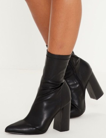 Botine PrettyLittleThing, negru